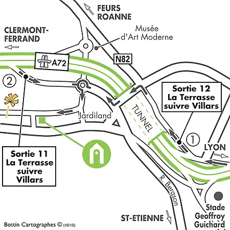 Ξενοδοχείο Campanile Saint-etienne Nord La Terrasse